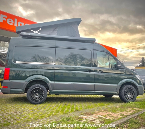 8,5x18 Twin Monotube Projekt AT1 HD Alufelge in schwarz für Fiat Ducato 3